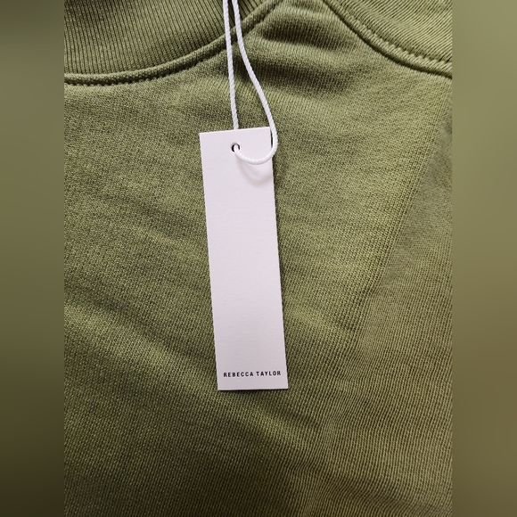 Rebecca Taylor Crop Sweatshirt - Picture 6 of 7